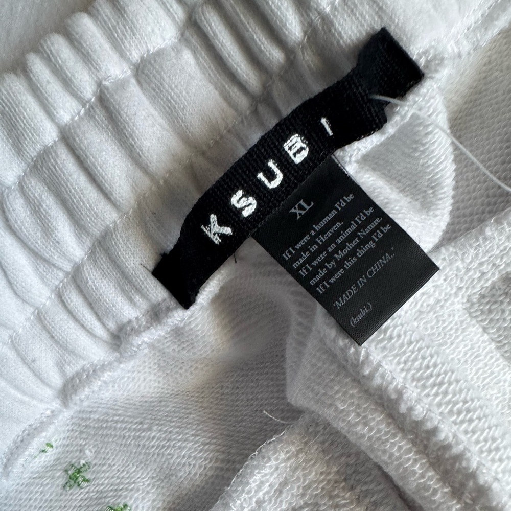 Ksubi White and Green Sweatpants Relaxed Fit - Picture 8 of 8